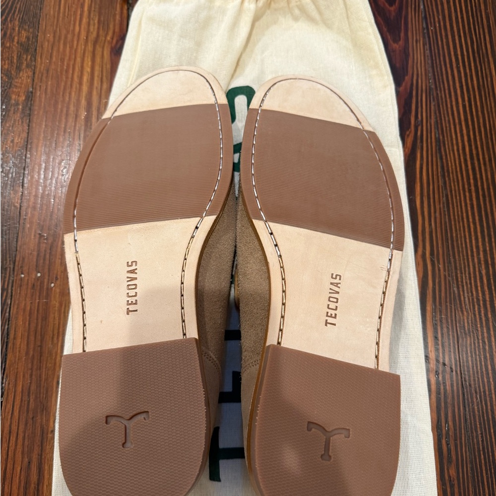Men's Tecovas Monterrey Loafers Granite Suede - Picture 9 of 10